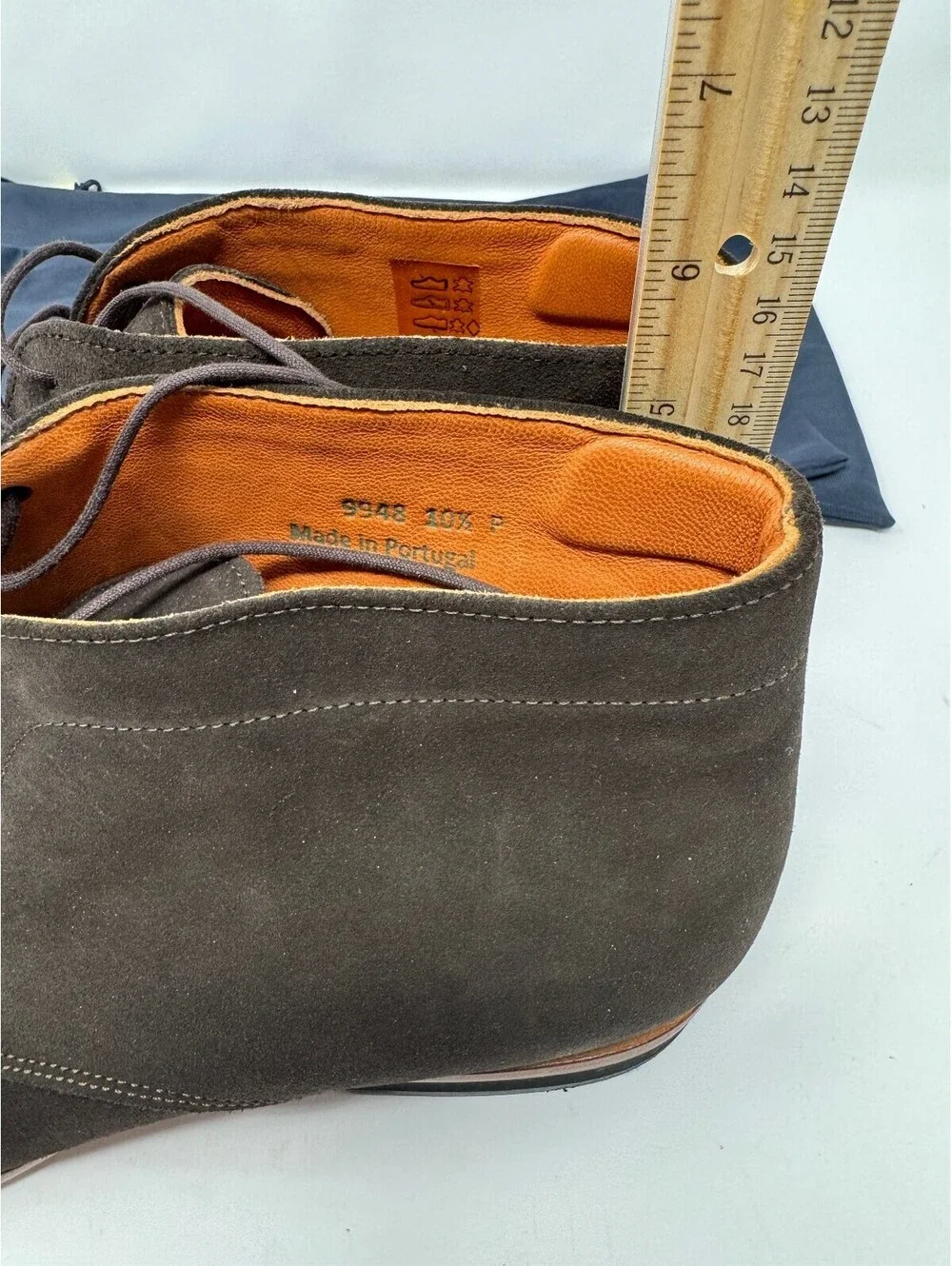 Wolf & Shepherd Striker Suede Chukka Brown Mens Boots Size 10.5 Made In Portugal